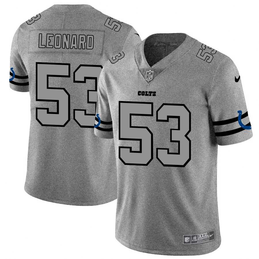 Nike Colts 53 Darius Leonard 2019 Gray Gridiron Gray Vapor Untouchable Limited Jersey Dyin,We sell and wholesale Nike Colts 53 Darius Leonard 2019 Gray Gridiron Gray Vapor Untouchable Limited Jersey Dyin on line form chian!
